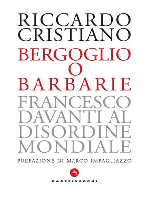 cover image of Bergoglio o barbarie